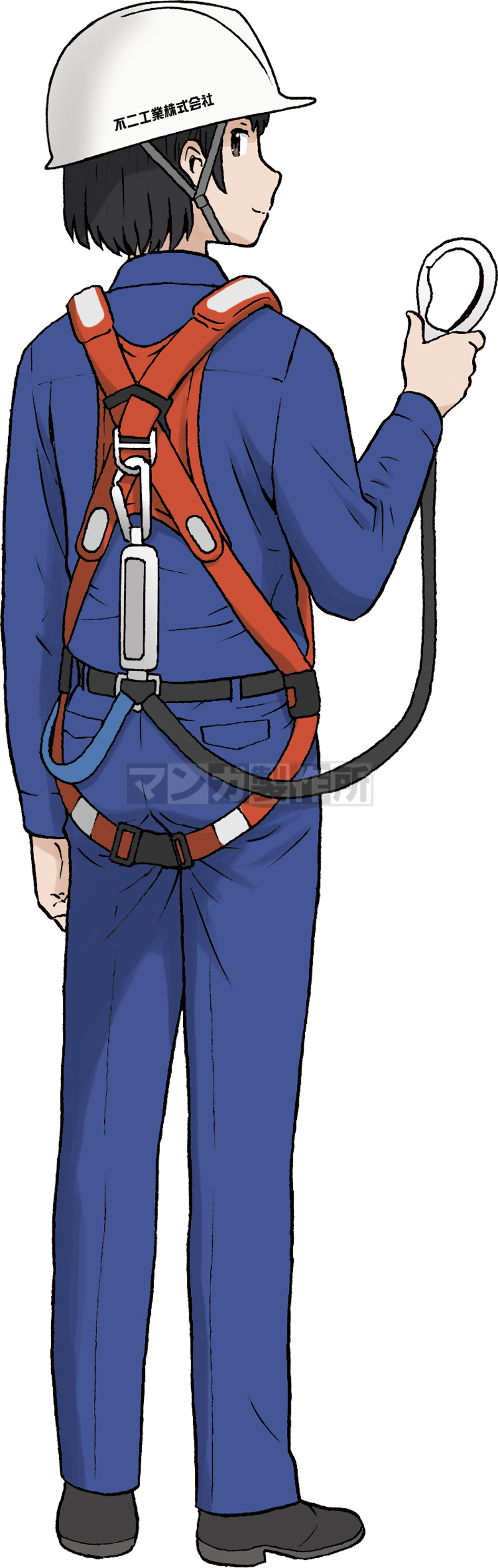 不二工業様のクレーンイラスト第4弾（地震対策カタログ）の画像2枚目