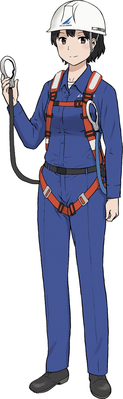 不二工業様のクレーンイラスト第4弾（地震対策カタログ）[画像1]