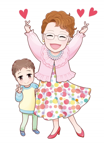 洋菓子専門店ルポマルディ様 イメージキャラクター+ブランドロゴ[画像1]