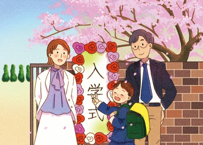 株式会社江崎新聞店様 ファミリー向けレジャー情報誌「Sundy」カレンダー表紙第34弾(4月号)のサムネイル画像