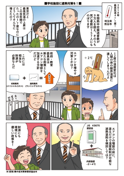 遮熱塗料の必要性啓蒙漫画[画像1]