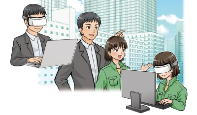 株式会社マイゾックス様 製品情報ガイド2023 vol.40掲載イラスト[画像1]