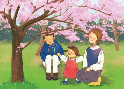 株式会社江崎新聞店様 ファミリー向けレジャー情報誌「Sundy」カレンダー表紙3月号のサムネイル画像