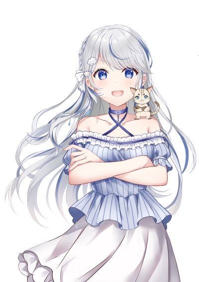 Vtuber 雨空めぐも様のイラスト第2弾のサムネイル画像