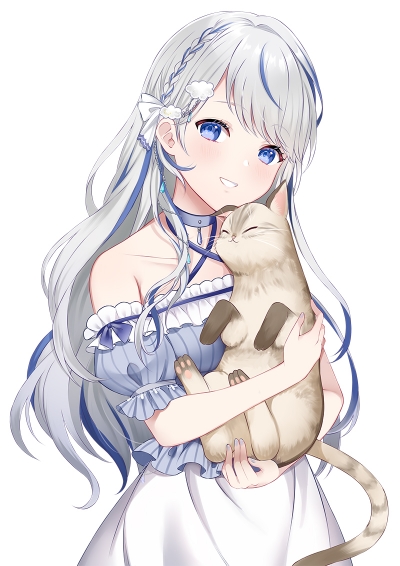 Vtuber雨空めぐも様のイラスト第1弾のサムネイル画像