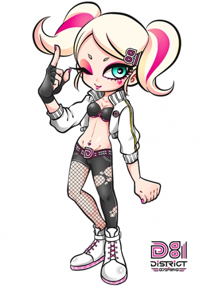 DISTRICT81 Gamingマスコットイラストのサムネイル画像